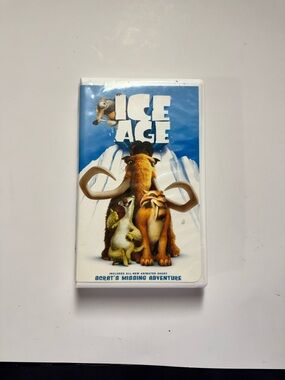 Ice Age VHS Tape (2002 20th Century Fox Animated Movie / Hard Case Edition)